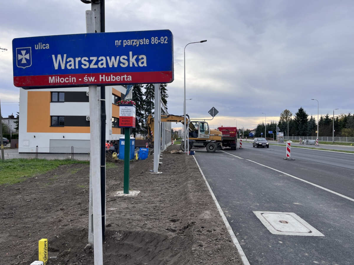 Przebudowa ul. Warszawskiej w Rzeszowie [listopad 2023]